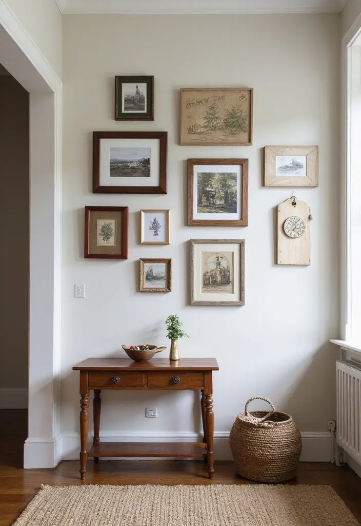 28 Mid Century Modern Entryway Styles That Look Timeless 13 28 Mid Century Modern Entryway Styles That Look Timeless - 13. Artful Arrangements