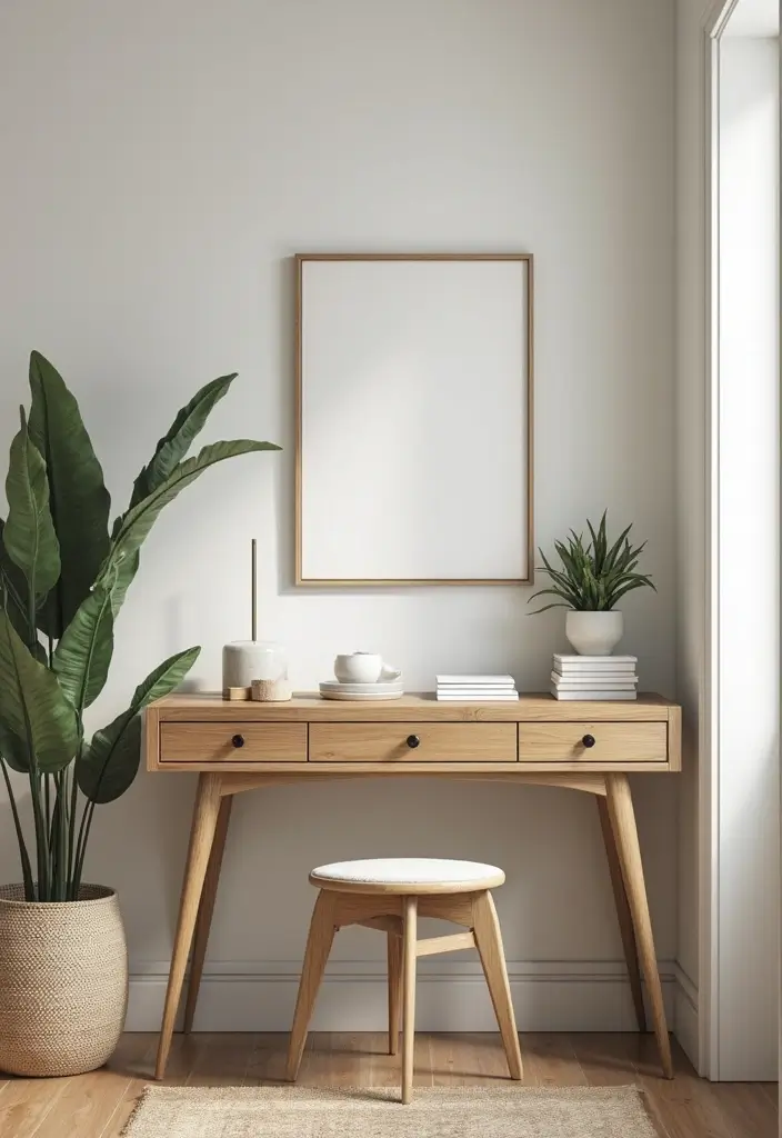 25 Corner Entryway Ideas That Save Space Beautifully 17 25 Corner Entryway Ideas That Save Space Beautifully - 17. Corner Desk or Workstation