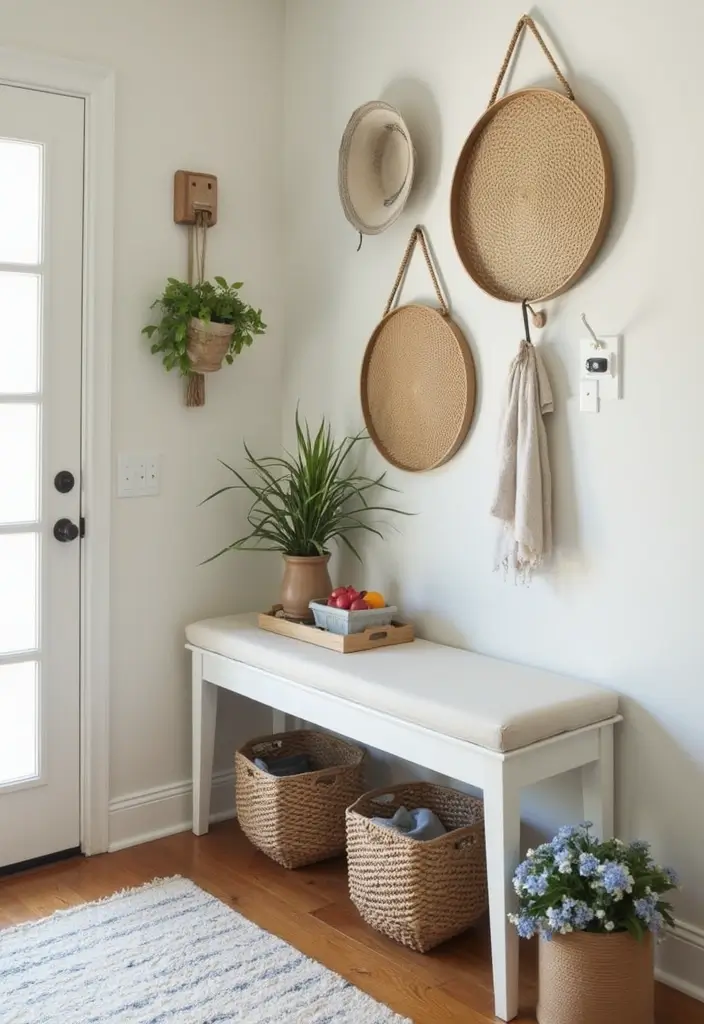 28 Mid Century Modern Entryway Styles That Look Timeless 22 28 Mid Century Modern Entryway Styles That Look Timeless - 22. Multi-Functional Accessories