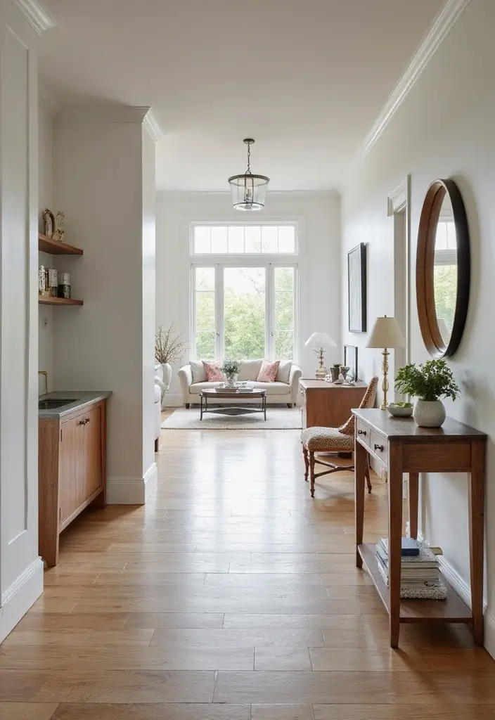 28 Mid Century Modern Entryway Styles That Look Timeless 25 28 Mid Century Modern Entryway Styles That Look Timeless - 25. Open Concept Entryways