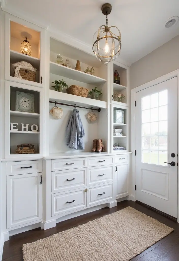 25 Apartment Entryway Ideas That Work in Tight Spaces 8 25 Apartment Entryway Ideas That Work in Tight Spaces - 8. Customized Storage Solutions