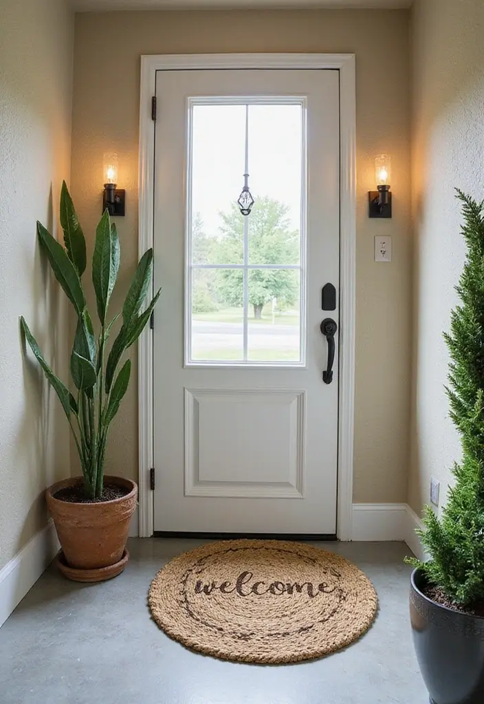 25 Entry Hallway Ideas That Feel Inviting and Functional 15 25 Entry Hallway Ideas That Feel Inviting and Functional - 15. Inviting Welcome Mats