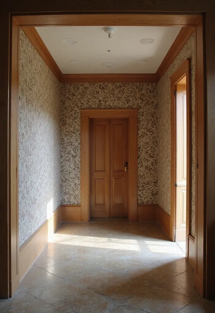 25 Entryway Design Ideas That Balance Form and Function - 12. Artistic Wall Treatments