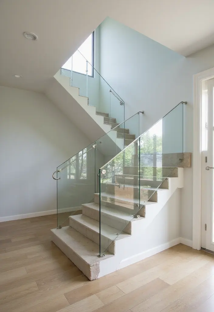 25 Entryway Stairs Designs That Blend Style and Function 10 25 Entryway Stairs Designs That Blend Style and Function - 10. Open Concept Delight