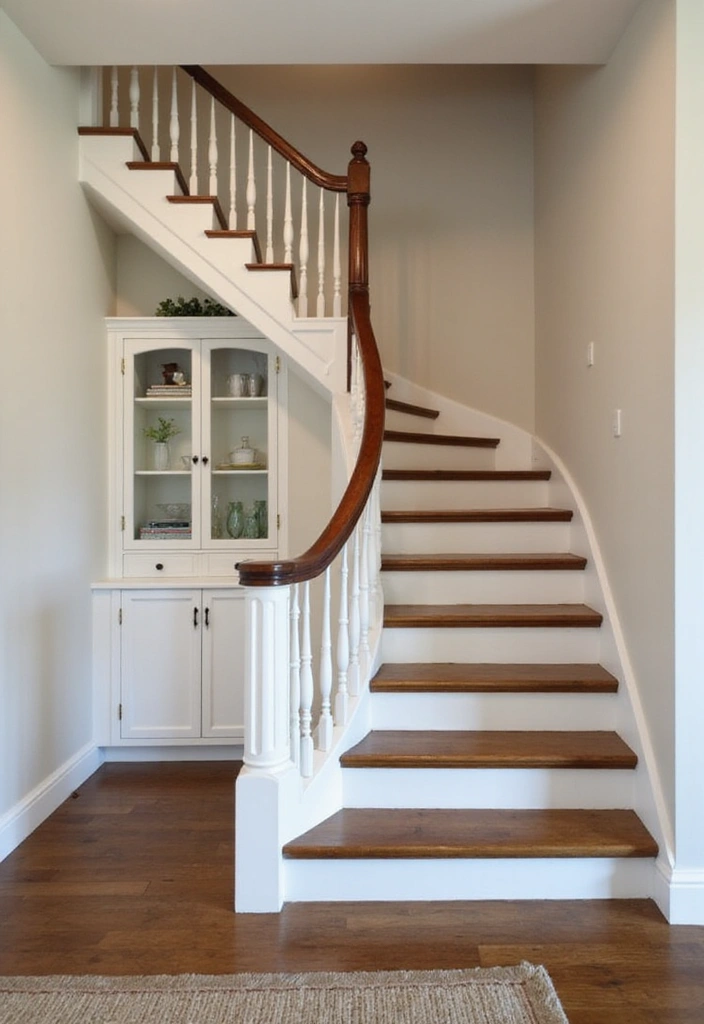 25 Entryway Stairs Designs That Blend Style and Function 11 25 Entryway Stairs Designs That Blend Style and Function - 11. Cozy Corner Steps