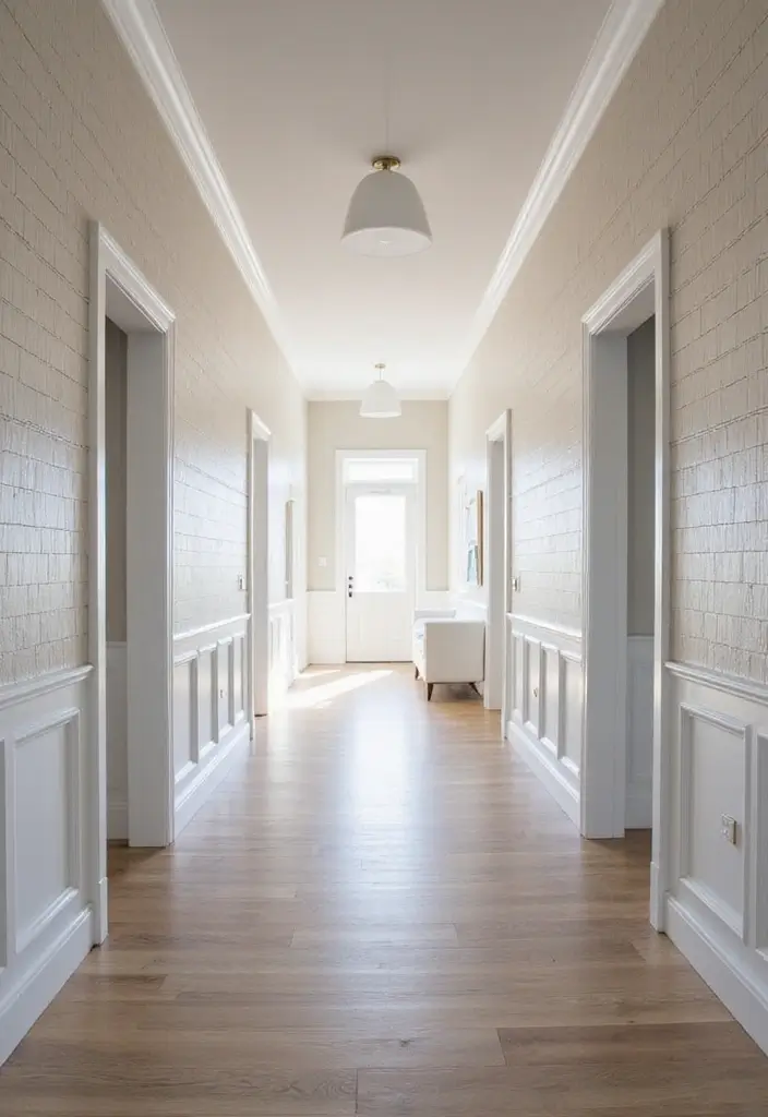 25 Hallway Ideas Modern That Feel Sleek and Trendy 20 25 Hallway Ideas Modern That Feel Sleek and Trendy - 20. Modern Textured Walls