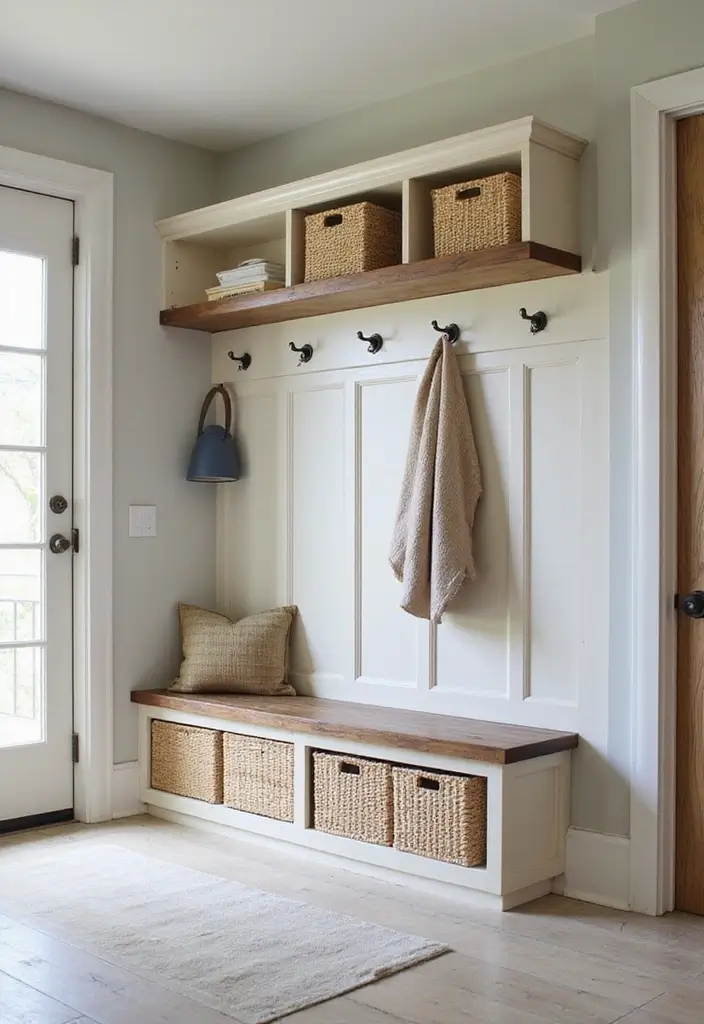 25 Open Entryway Ideas That Blend Rooms Seamlessly 24 25 Open Entryway Ideas That Blend Rooms Seamlessly - 24. Prioritize Practicality