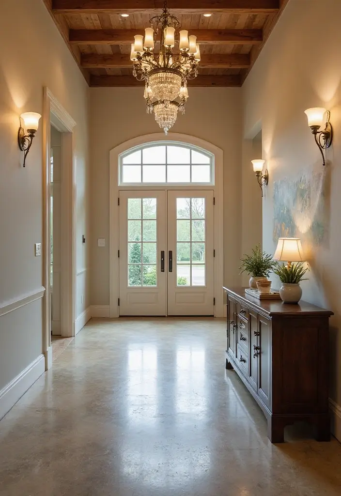 25 Open Entryway Ideas That Blend Rooms Seamlessly 6 25 Open Entryway Ideas That Blend Rooms Seamlessly - 6. Light It Up