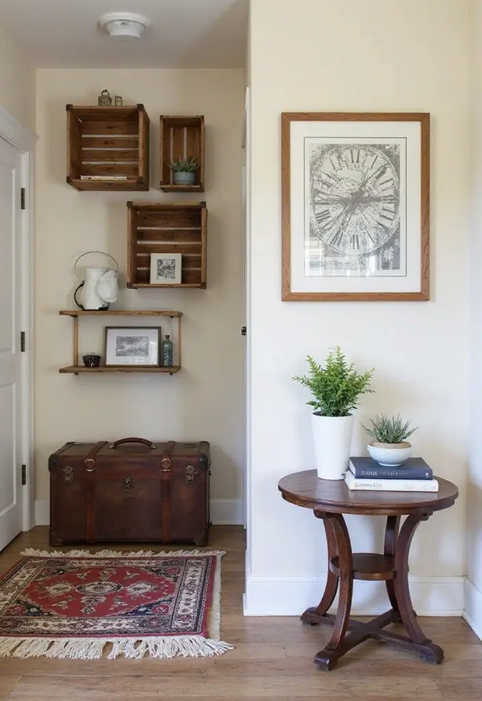 28 Mid Century Modern Entryway Styles That Look Timeless 26 28 Mid Century Modern Entryway Styles That Look Timeless - 26. Repurposed Items