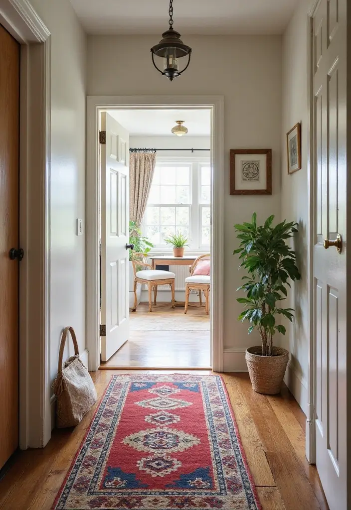 26 Narrow Entryway Decor Hacks to Add Style Instantly 17 26 Narrow Entryway Decor Hacks to Add Style Instantly - 17. Colorful Doormats