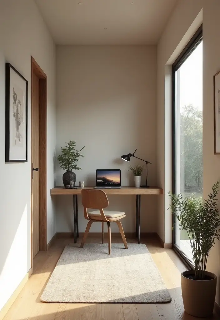 26 Narrow Entryway Decor Hacks to Add Style Instantly 25 26 Narrow Entryway Decor Hacks to Add Style Instantly - 25. Compact Workstation