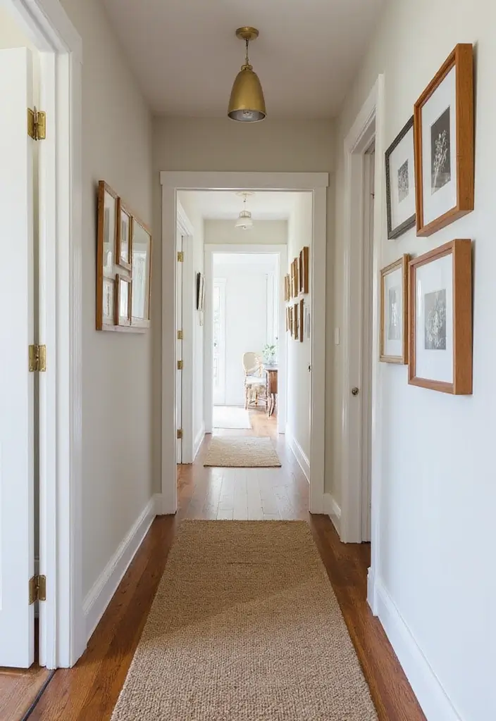 26 Narrow Entryway Decor Hacks to Add Style Instantly 9 26 Narrow Entryway Decor Hacks to Add Style Instantly - 9. Personal Art Displays