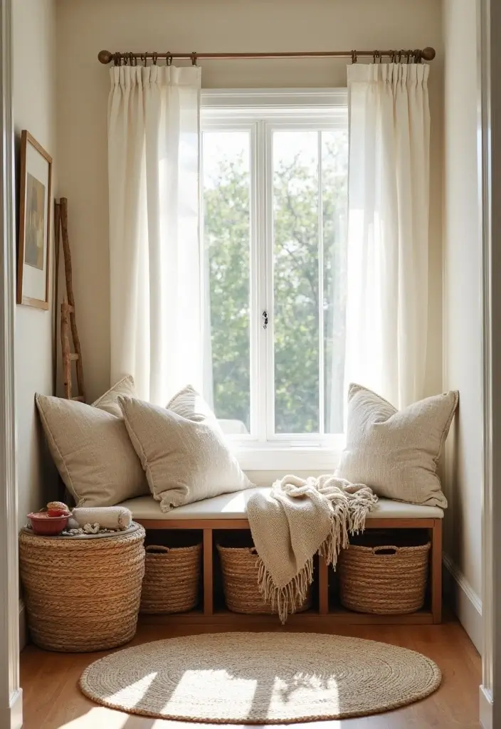 28 Mid Century Modern Entryway Styles That Look Timeless 27 28 Mid Century Modern Entryway Styles That Look Timeless - 27. Textiles and Fabrics