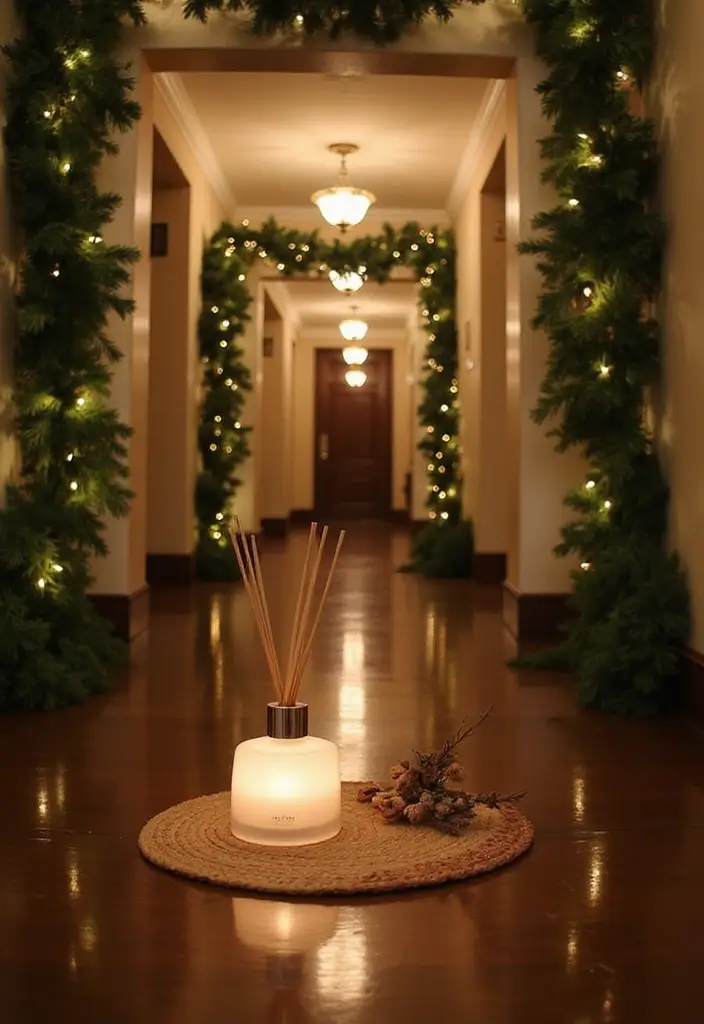 27 Christmas Hallway Decor Ideas That Spark Holiday Magic 13 27 Christmas Hallway Decor Ideas That Spark Holiday Magic - 13. Holiday Scent Diffusers