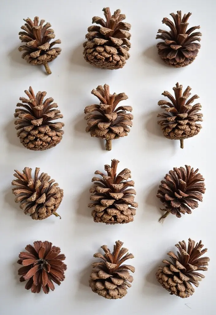 27 Christmas Hallway Decor Ideas That Spark Holiday Magic 17 27 Christmas Hallway Decor Ideas That Spark Holiday Magic - 17. Pinecone Accents