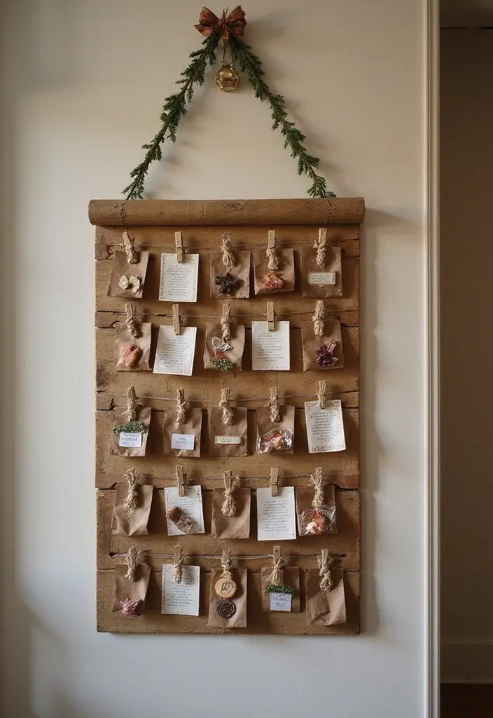 27 Christmas Hallway Decor Ideas That Spark Holiday Magic 23 27 Christmas Hallway Decor Ideas That Spark Holiday Magic - 23. Advent Calendar Display