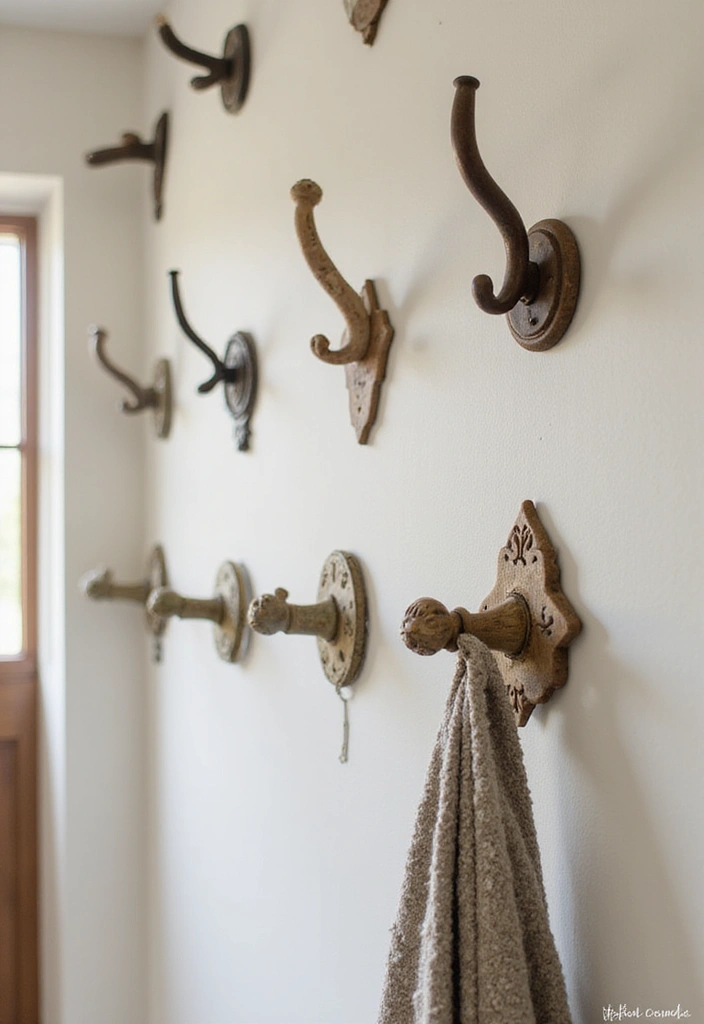 27 End of Hallway Decor Tricks That Make a Statement 20 27 End of Hallway Decor Tricks That Make a Statement - 20. Decorative Hooks or Racks