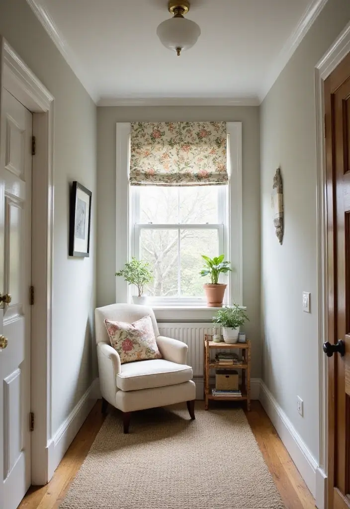 27 End of Hallway Decor Tricks That Make a Statement 21 27 End of Hallway Decor Tricks That Make a Statement - 21. Create a Cozy Reading Nook