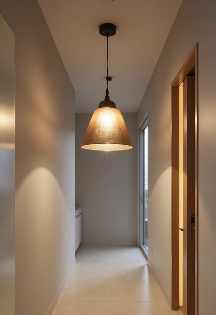 27 End of Hallway Decor Tricks That Make a Statement 4 27 End of Hallway Decor Tricks That Make a Statement - 4. Stylish Lighting Fixtures