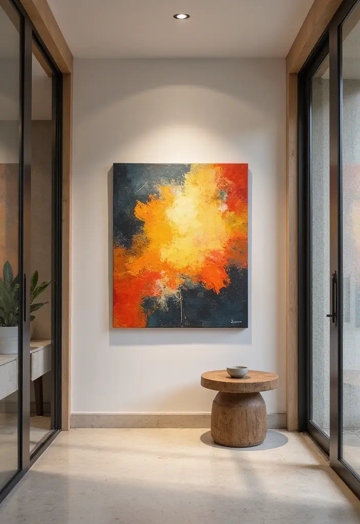 27 End of Hallway Decor Tricks That Make a Statement 6 27 End of Hallway Decor Tricks That Make a Statement - 6. Unique Wall Art