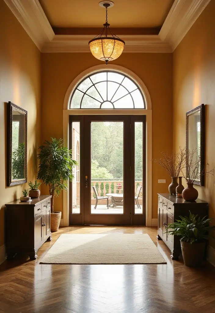 27 Entryway Colors That Set the Mood from the Start 27 27 Entryway Colors That Set the Mood from the Start - 27. Mellow Gold