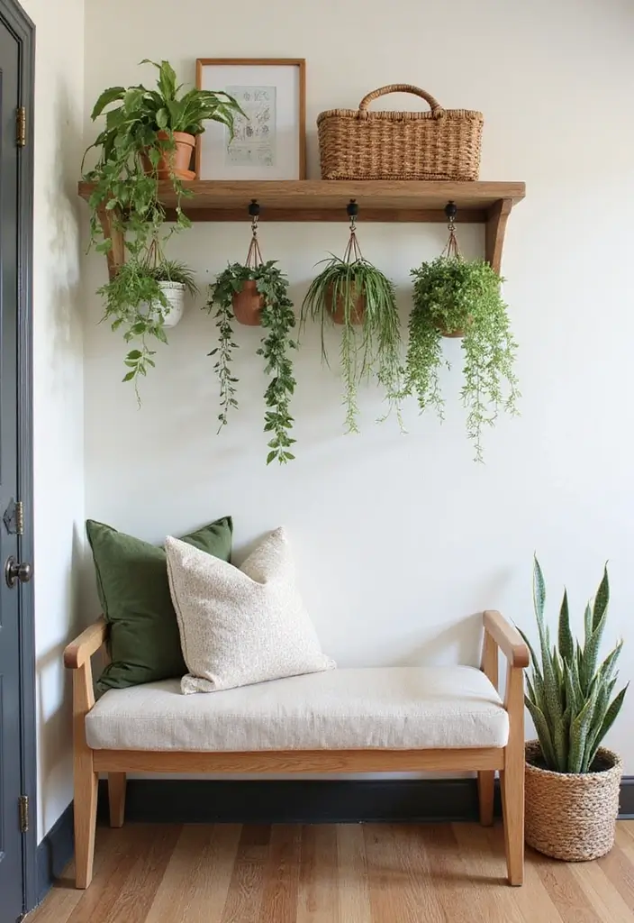 27 Entryway Ideas That Make a Stylish First Impression 3 27 Entryway Ideas That Make a Stylish First Impression - 3. Cozy Nook