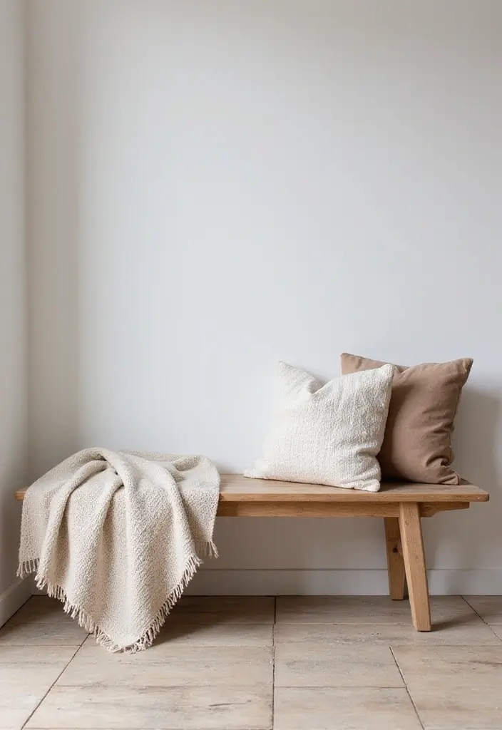 27 Entryway Ideas with Bench That Add Comfort and Storage 6. Scandinavian Inspired Bench