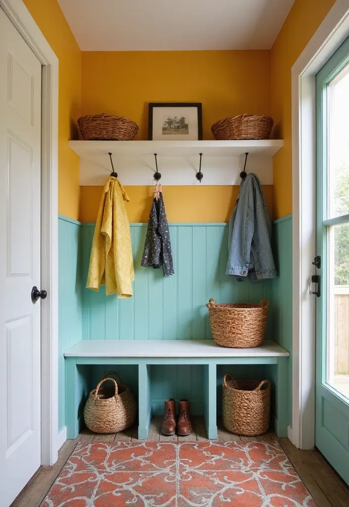 27 Entryway Mudroom Ideas That Keep Homes Organized 10 27 Entryway Mudroom Ideas That Keep Homes Organized - 10. Inspiring Color Palettes