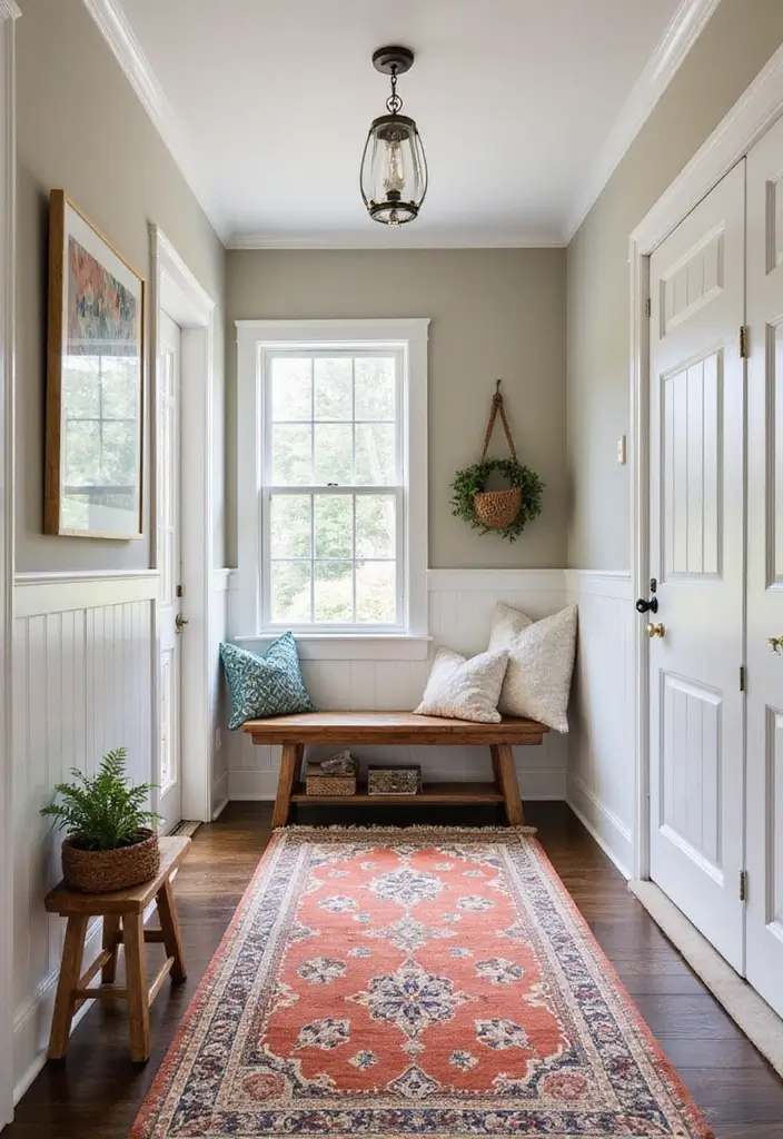 27 Entryway Mudroom Ideas That Keep Homes Organized 12 27 Entryway Mudroom Ideas That Keep Homes Organized - 12. Entry Rug Selection