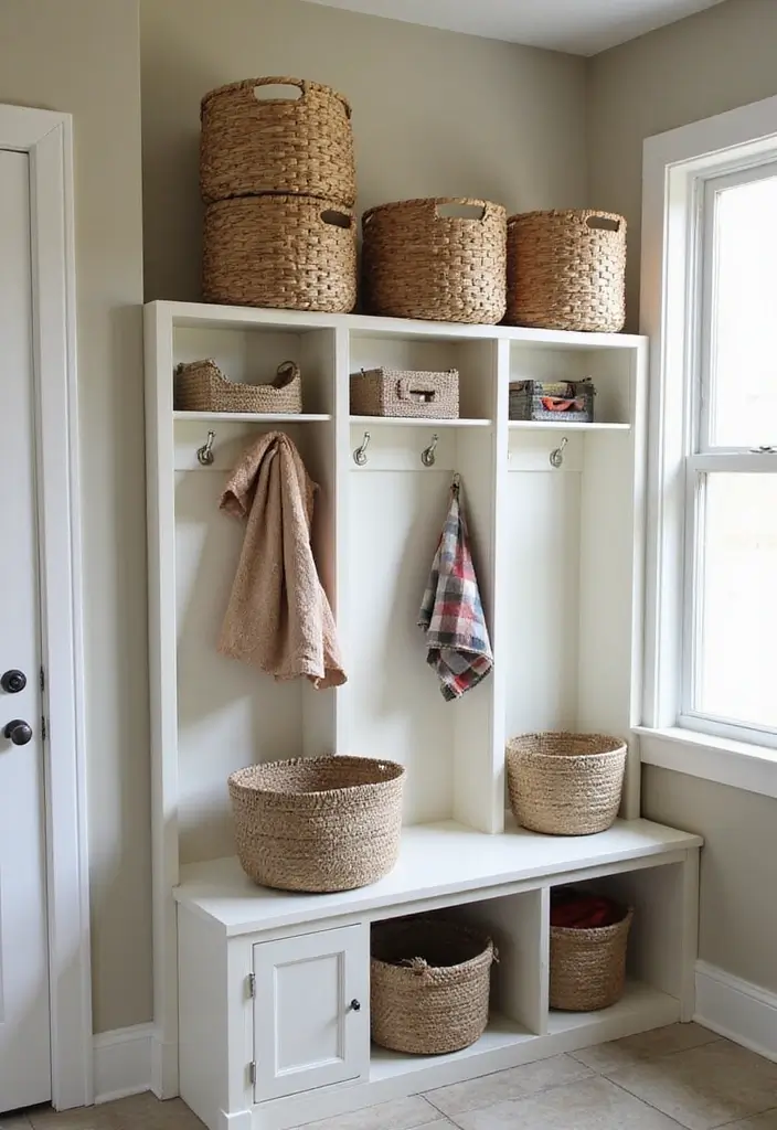 27 Entryway Mudroom Ideas That Keep Homes Organized 22 27 Entryway Mudroom Ideas That Keep Homes Organized - 22. Wall-Mounted Organizers