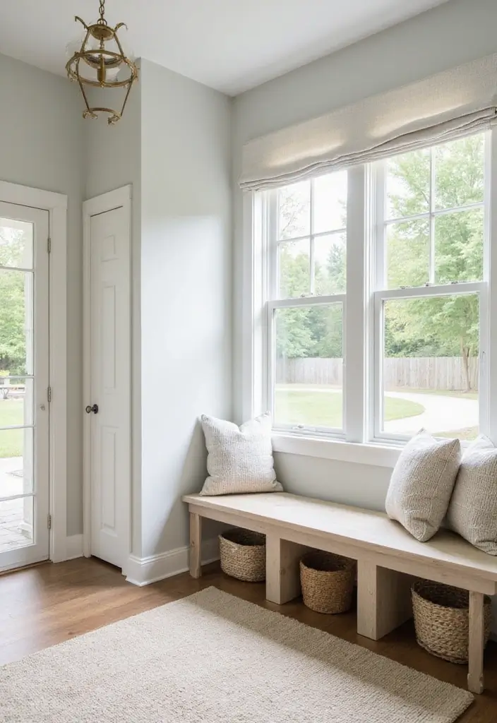 27 Entryway Mudroom Ideas That Keep Homes Organized 24 27 Entryway Mudroom Ideas That Keep Homes Organized - 24. Bright and Airy Designs