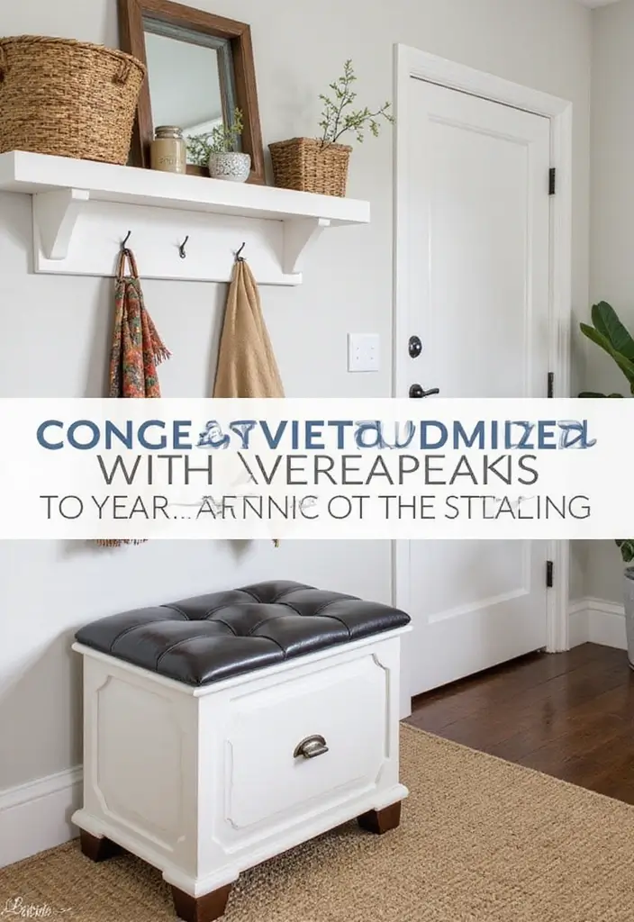 27 Entryway Mudroom Ideas That Keep Homes Organized 6 27 Entryway Mudroom Ideas That Keep Homes Organized - 6. Multi-Functional Furniture