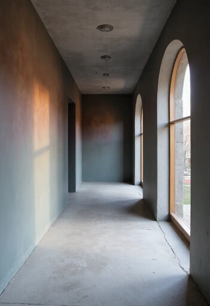 27 Grey Hallway Designs That Feel Neutral and Elegant 24 27 Grey Hallway Designs That Feel Neutral and Elegant - 24. Thoughtful Color Gradients