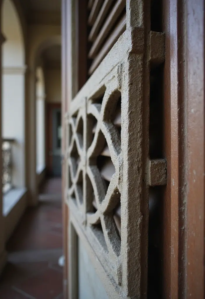 27 Victorian Hallway Designs That Bring Old-World Charm 23 27 Victorian Hallway Designs That Bring Old-World Charm - 23. Ornate Grilles and Vents