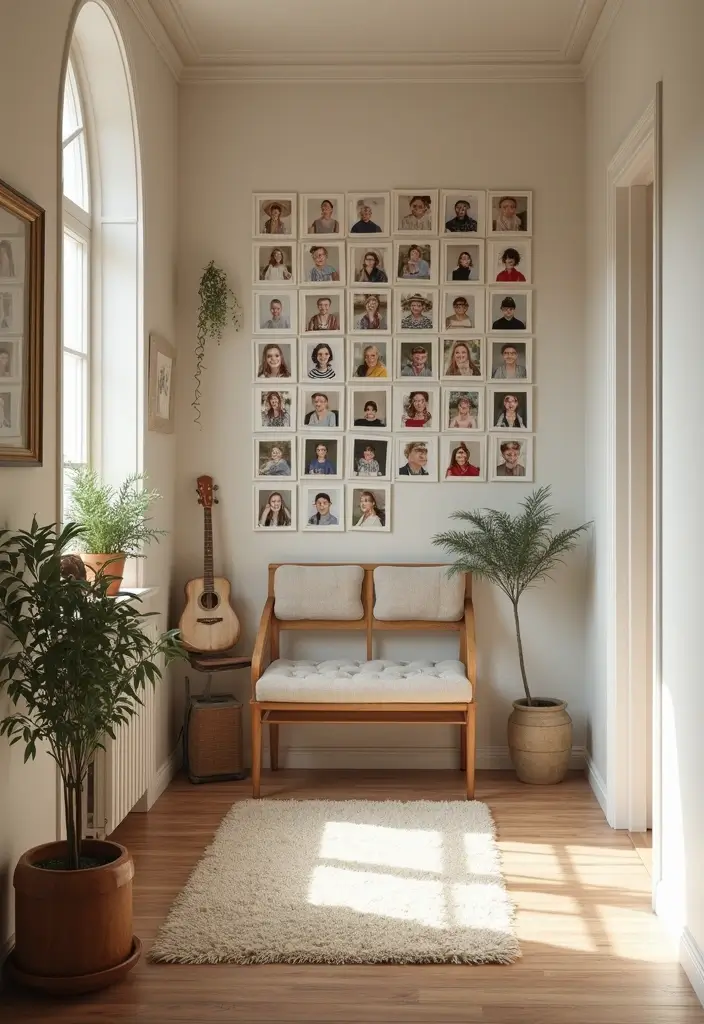 27 Tiled Hallway Inspirations That Add Personality 23 27 Tiled Hallway Inspirations That Add Personality - 23. Personalized Photo Tiles