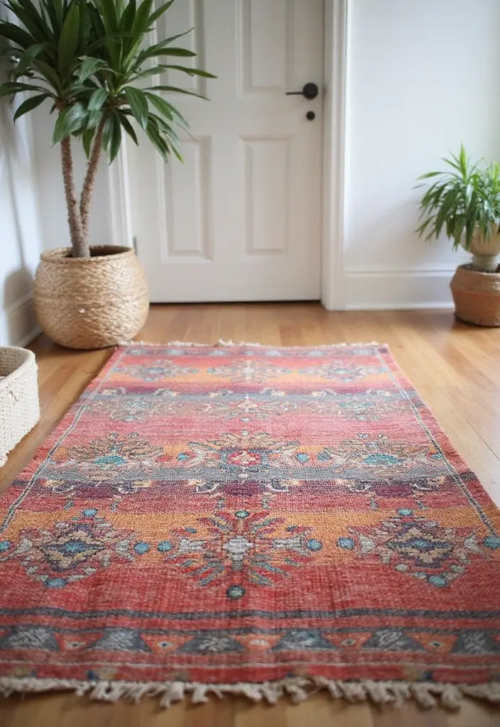28 Entryway Decor Indian Inspirations Full of Culture 1 28 Entryway Decor Indian Inspirations Full of Culture - 1. Handwoven Dhurrie Rugs