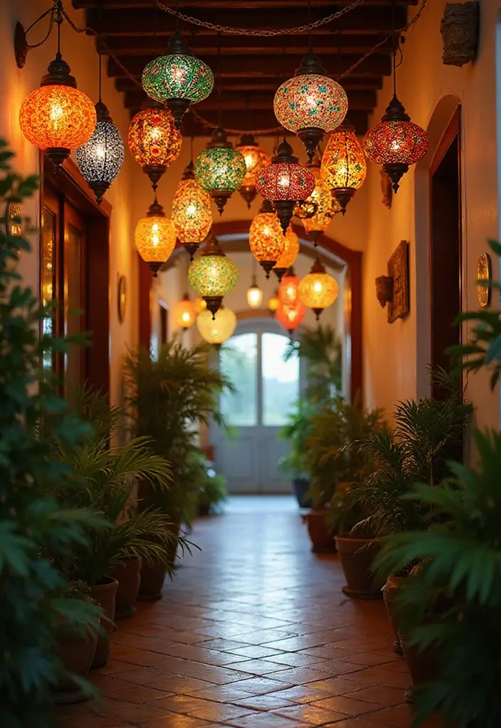28 Entryway Decor Indian Inspirations Full of Culture 2 28 Entryway Decor Indian Inspirations Full of Culture - 2. Colorful Lanterns