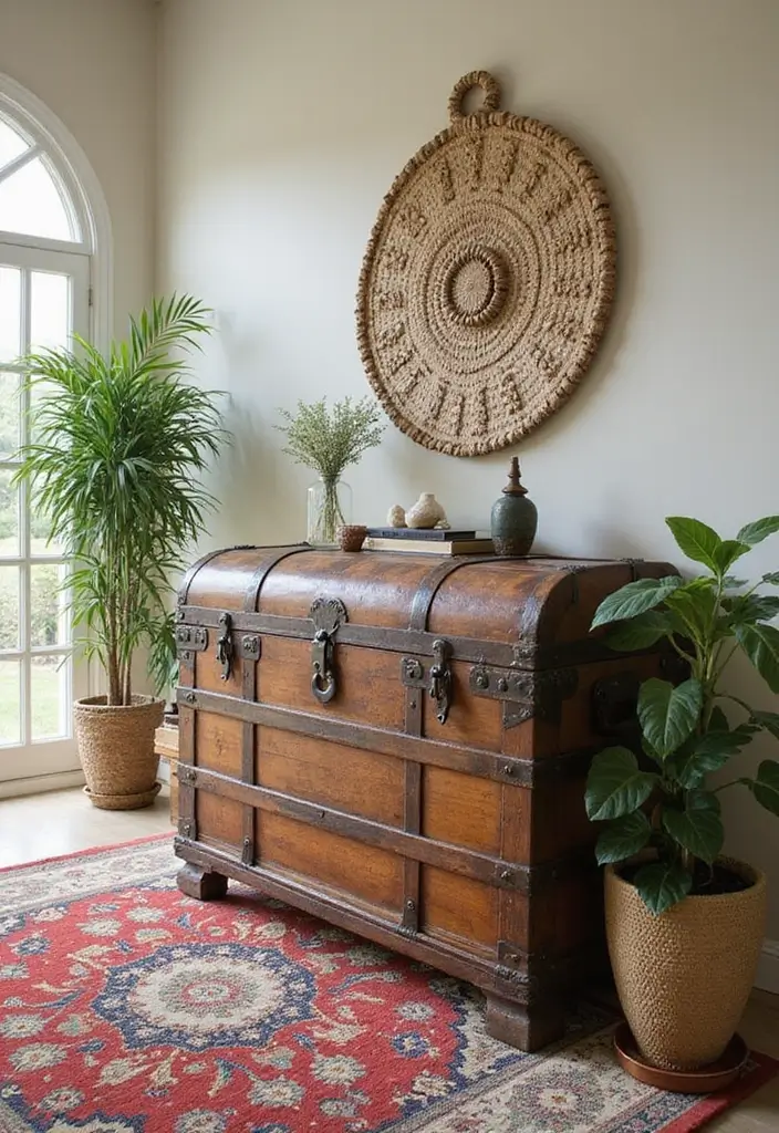28 Entryway Decor Indian Inspirations Full of Culture 21 28 Entryway Decor Indian Inspirations Full of Culture - 21. Antique Trunks