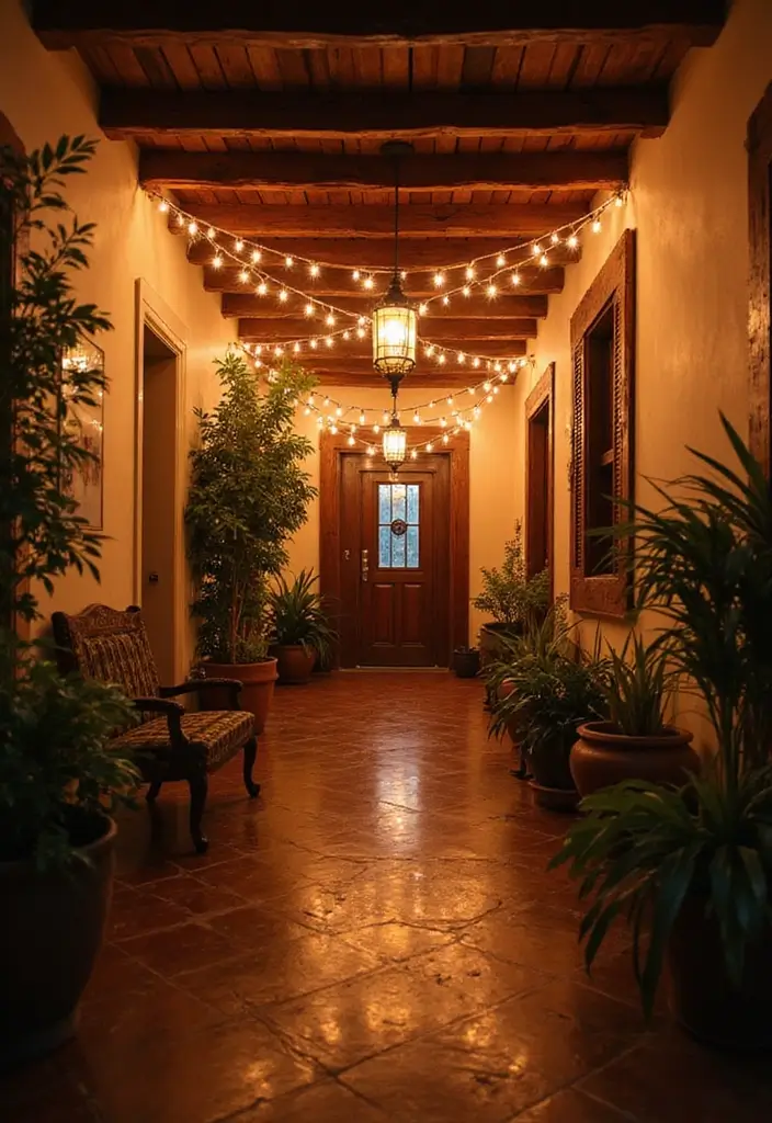28 Entryway Decor Indian Inspirations Full of Culture 26 28 Entryway Decor Indian Inspirations Full of Culture - 26. Decorative String Lights