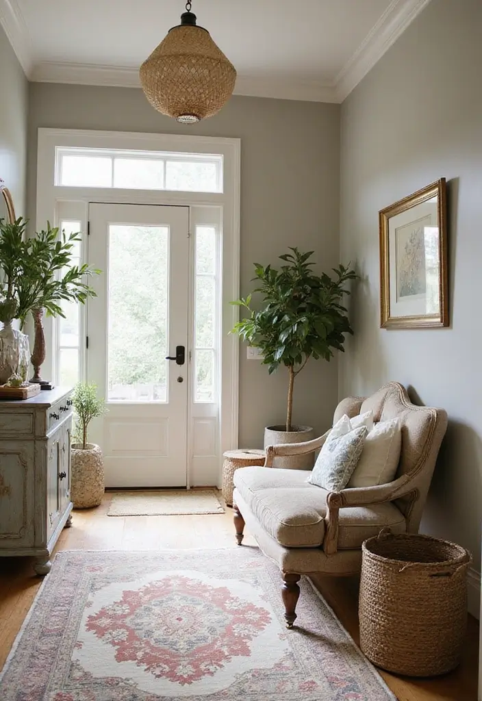 28 Farmhouse Entryway Designs Full of Rustic Charm 25 28 Farmhouse Entryway Designs Full of Rustic Charm - 25. Farmhouse Style Furniture