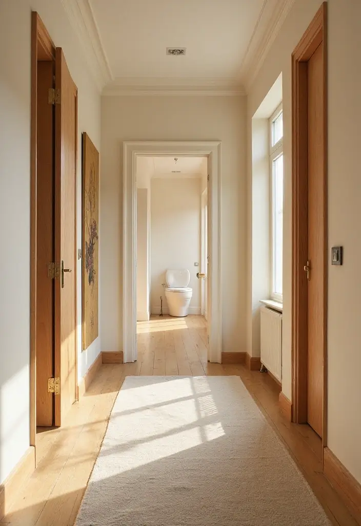 28 Hallway Paint Colors That Brighten and Enlarge Any Space 24 28 Hallway Paint Colors That Brighten and Enlarge Any Space - 24. Vanilla Cream