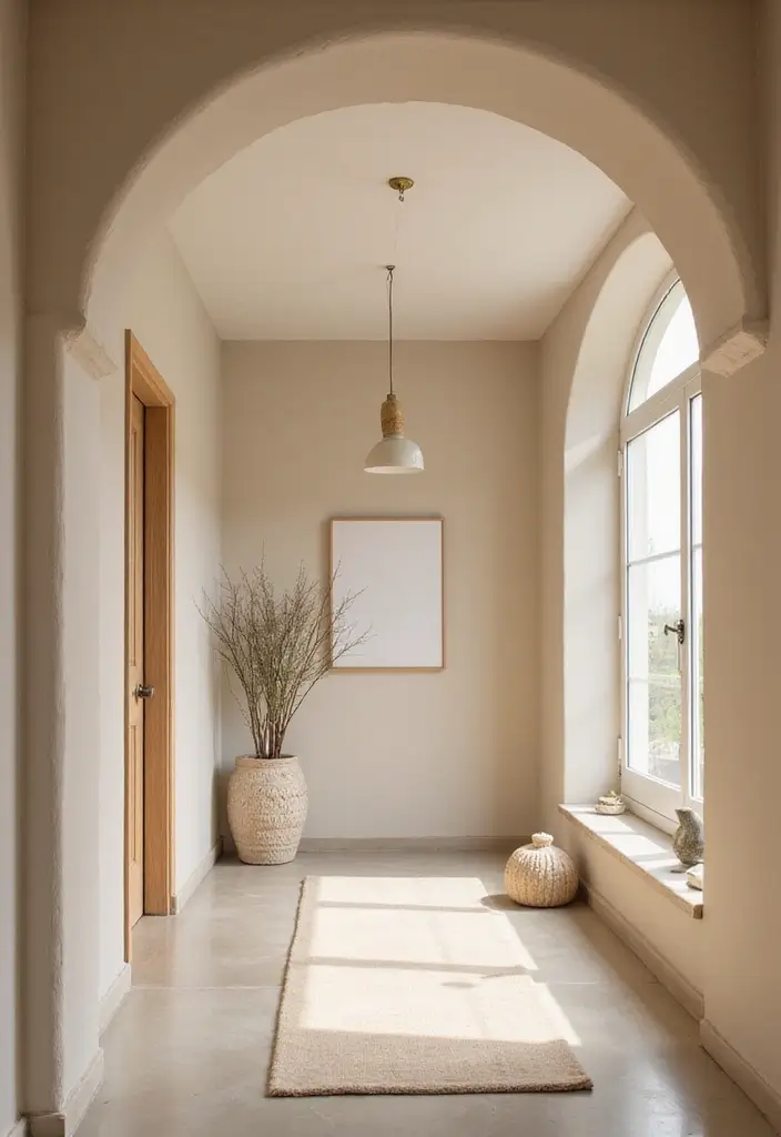 28 Hallway Paint Colors That Brighten and Enlarge Any Space 9 28 Hallway Paint Colors That Brighten and Enlarge Any Space - 9. Light Beige