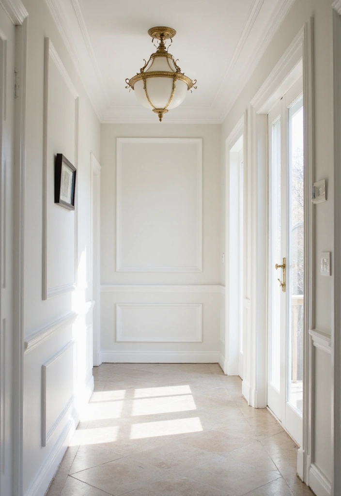 28 Panelling Hallway Inspirations That Add Depth 1 28 Panelling Hallway Inspirations That Add Depth - 1. Classic Wainscoting