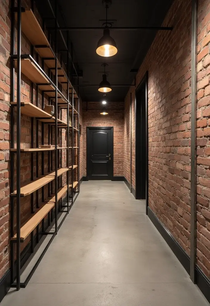 28 Panelling Hallway Inspirations That Add Depth 11 28 Panelling Hallway Inspirations That Add Depth - 11. Industrial Chic