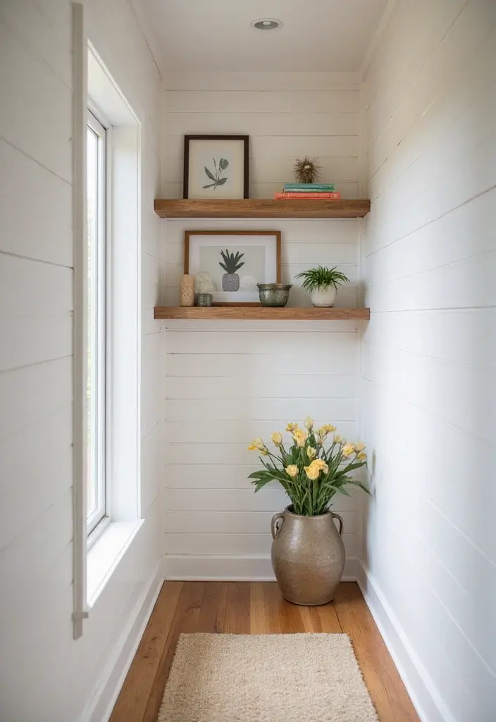 28 Panelling Hallway Inspirations That Add Depth 2 28 Panelling Hallway Inspirations That Add Depth - 2. Shiplap Charm