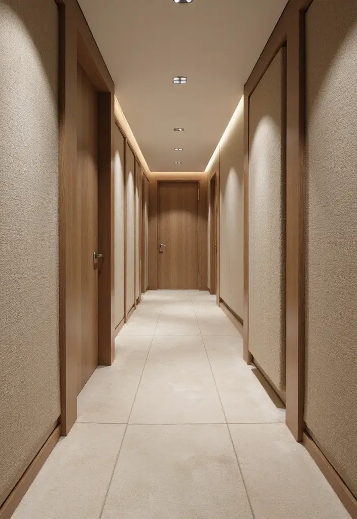 28 Panelling Hallway Inspirations That Add Depth 5 28 Panelling Hallway Inspirations That Add Depth - 5. Textured Wall Treatments