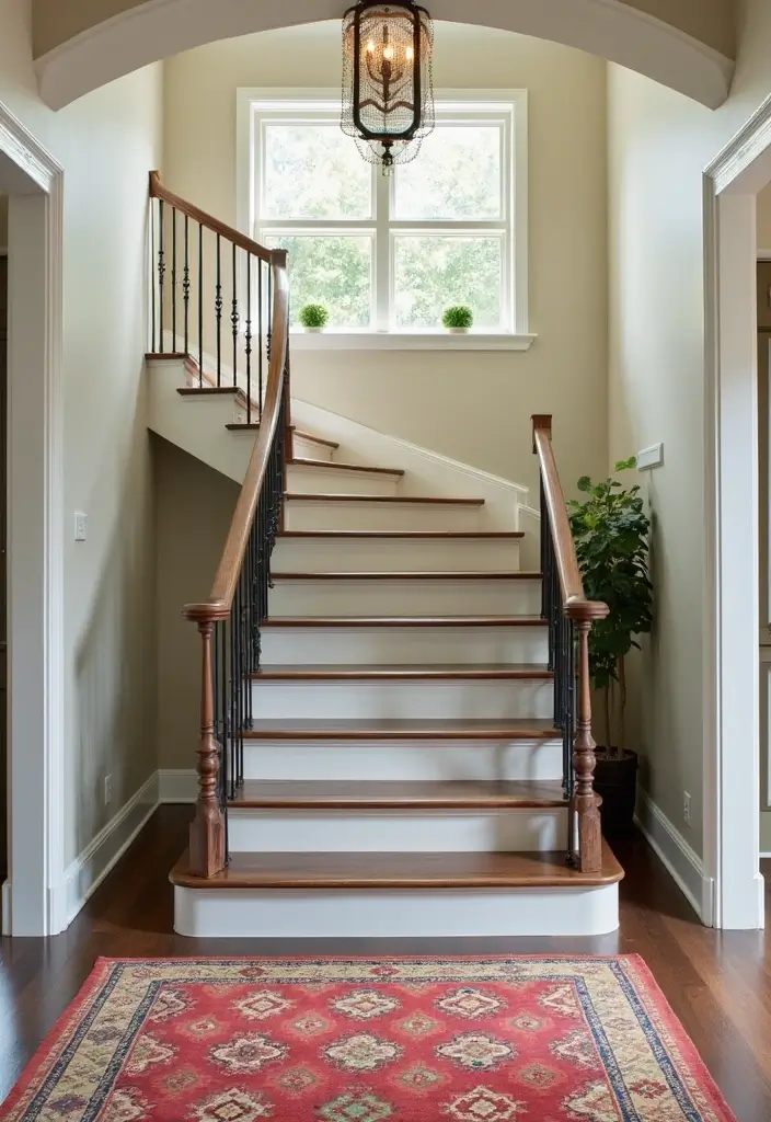 28 Split Level Entryway Solutions That Actually Work 19 28 Split Level Entryway Solutions That Actually Work - 19. Staircase Decor Ideas