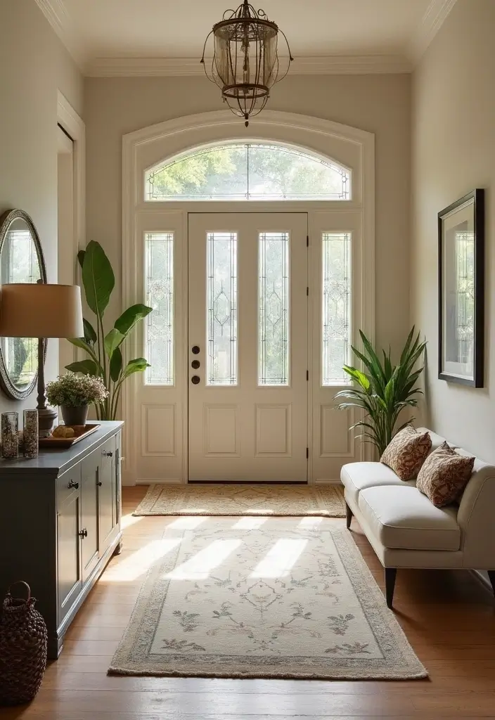 28 Split Level Entryway Solutions That Actually Work 24 28 Split Level Entryway Solutions That Actually Work - 24. Cohesive Color Scheme