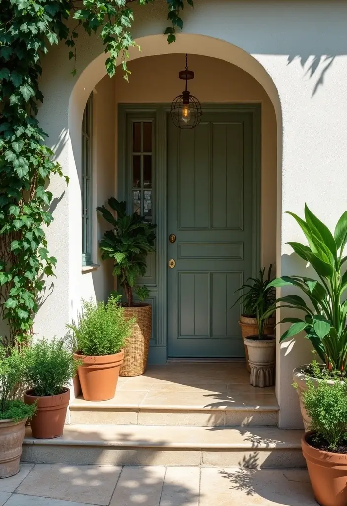 28 Split Level Entryway Solutions That Actually Work 8 28 Split Level Entryway Solutions That Actually Work - 8. Greenery for Freshness