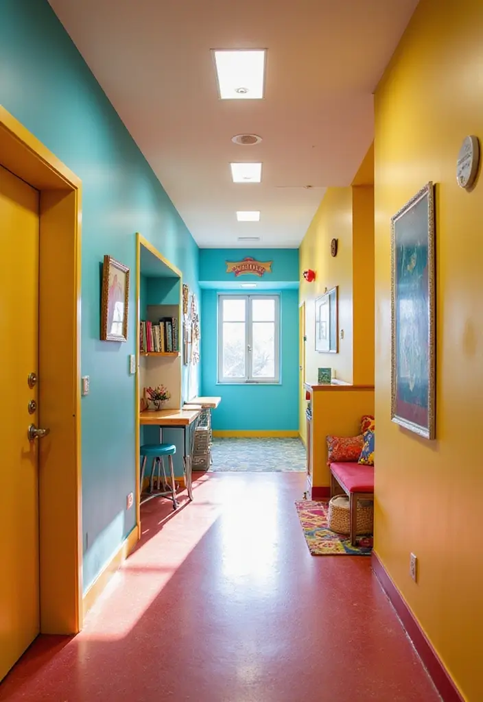 29 Bloxburg Hallway Ideas You Can Recreate Easily - 13. Fun Kid’s Zone
